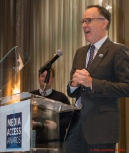 Jon Murray at the Media Access Awards 2016