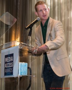 Reeve at the Media Access Awards 2016