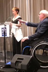 Deborah and Allen at the 2017 Media Access Awards