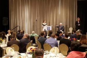 Deborah Calla and Allen Rucker at the 2017 Media Access Awards